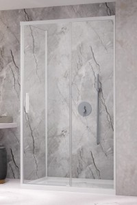 Radaway IDEA KDJ White kabina prysznicowa drzwi 150cm prawe 387045-04-01R + ścianka. Przesyłka gratis!