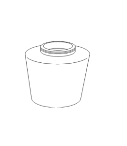 Stella CLASSIC Pojemnik wewnętrzny do dozownika mydła 07.423 / 424 / tworzywo  80.040