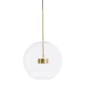 Lampa wisząca CAPRI złota - LED, aluminium, szkło King Home XCP9148-1
