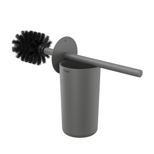 Tiger Cata Szczotka do WC z pojemnikiem stojąca Szary/ Marmur 800407