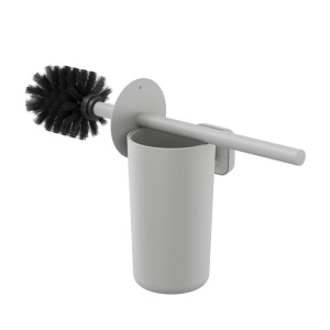 Tiger Tado Szczotka do WC z pojemnikiem Jasnoszary / efekt betonu 800399