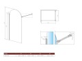 Radaway Volta II 100-160×200-270 kabina walk-in 10201016-01-01 chrom /przejrzyste.jpg