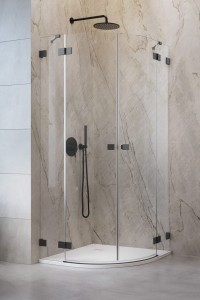 Radaway Essenza Pro Brushed GunMetal PDDczęść lewa 80cm 10095080-92-01L do kompletowania z częścią prawą