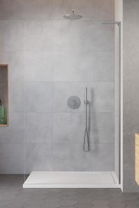 Radaway Modo SL Brushed Nickel II kabina 95 prawe Walk-in 10319095-91-01R, kolor nikiel szczotkowany. Przesyłka gratis!