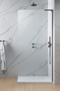 Radaway Modo SL Brushed Gunmetal II kabina 100 prawa Walk-in 10319104-92-01R, kolor metaliczny szczotkowany. Przesyłka gratis! 