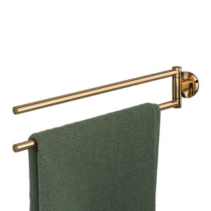 Tiger Cooper Wieszak na ręcznik dwuramienny 800559 złoto połysk