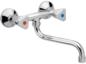 Remer Rubinetterie 3026004 Standard Bateria zlewozmywakowa ścienna 