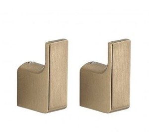 GEDY PIRENEI haczyki na ręcznik 2szt kolor złoty mat PI2788