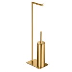 HOZZE 400-030G  Lori Gold  stojak na papier toaletowy ze szczotką WC