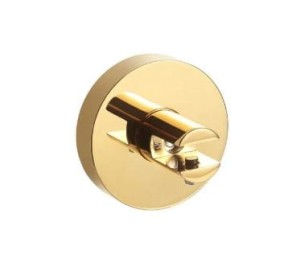 Uchwyt z rozetką do półki szklanej 07.80160/50/40/30/ złoty połysk (07.806-G)