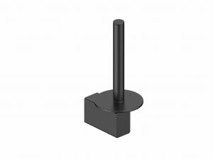 Vitalle 3406030076 Bresso uchwyt na papier  toaletowy zapasowy czarny mat.