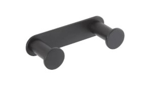 Listwa szeroka – 2 haczyki / czarny mat 18.0421-B