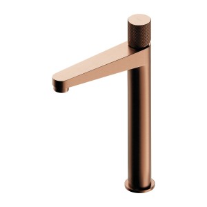 CT8012CPB CONTOUR bateria umywalkowa wysoka, miedź szczotkowana