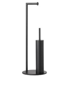Stojak na papier i szczotkę / profil i podstawa okrągłe/ czarny mat  19.218-B