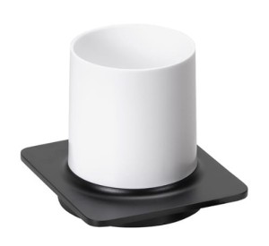 BEMETA ORGANIC Kubek na szczoteczki do zębów 167111010 czarny