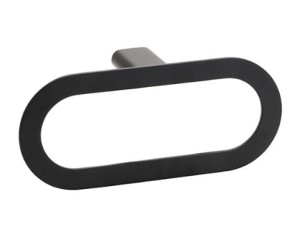 BEMETA ORGANIC BLACK Ring Wieszak na ręczniki 167104060 czarny