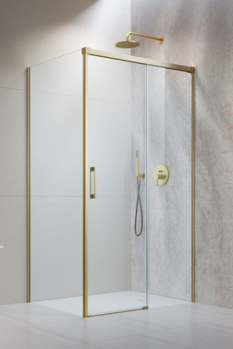 Radaway IDEA KDJ brushed Gold kabina prysznicowa drzwi