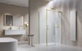 Radaway IDEA KDJ brushed Gold kabina prysznicowa drzwi
