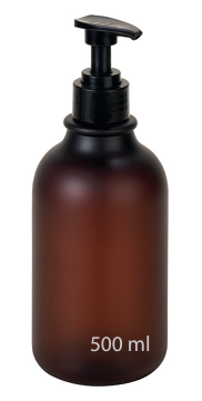 Bemeta 131567701 butelka brązowa okrągła 0,5L do uchwytu hotelowego 146109420.png