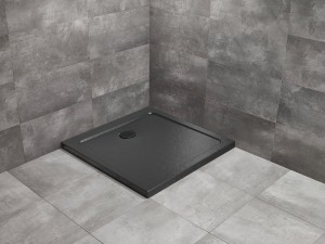Radaway Doros C Stone black 800x800x45x12 brodzik kwadratowy do montażu na podłodze SDRC8080-01-54S