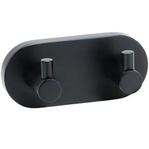 BEMETA 104405200 DARK wieszak z dwoma haczykami 