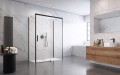 Radaway Idea Black KDJ+S kabina przyścienna z drzwiami przesuwnymi