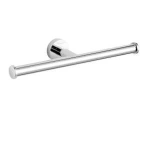 Uchwyt na dwie rolki papieru toaletowego / bez osłonki / chrom