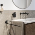 Orion Towel rail with 2 arms Black Tiger 800658.jpg