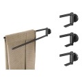 Orion Towel rail with 2 arms Black Tiger 800658.jpg