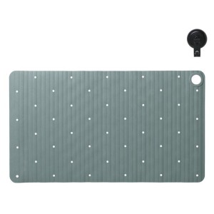 Sealskin 800625 Ribb Mata do wanny antypoślizgowa z haczykiem 40x70 cm Zielona