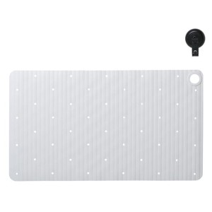 Sealskin 800623 Ribb Mata  do wanny antypoślizgowa z haczykiem 40x70 cm Biała