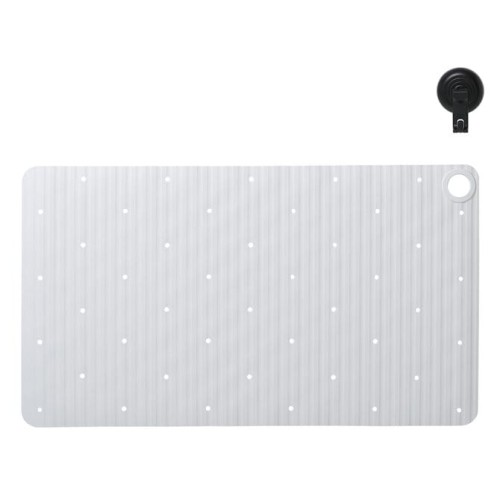 Sealskin 800623 Ribb Mata antypoślizgowa z haczykiem 40x70 cm Biała
