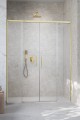 Radaway IDEA 8 DWD Brushed Gold drzwi prysznicowe