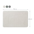 Sealskin Cosima Dywanik łazienkowy 60x90 cm Poliester 100%  recykling Złamana biel 800632