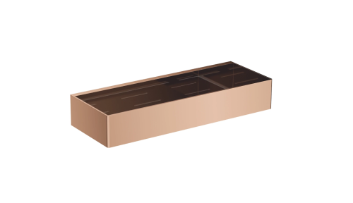 Omnires koszyk prysznicowy, 30 x 5 x 11 cm miedź połysk UN10335CP