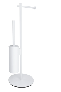 Omnires MP60810WM MODERN PROJECT stojak na papier i szczotkę toaletową BIAŁY MAT
