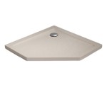 Radaway DOROS PT 1000x1000x50 STONE kaszmirowy brodzik pięciokątny SDRPT1010-01-84S