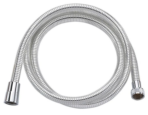 AQUALINE LASER wąż prysznicowy plastikowy, 150cm, chrom/biały 11150.jpg