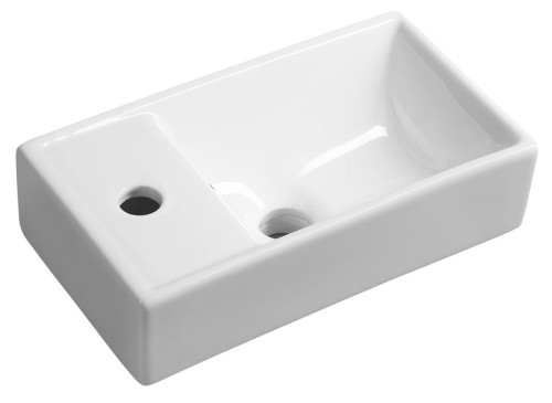 SAPHO MINOS umywalka ceramiczna 40x22cm, bateria z lewej strony, biała 4759.jpg