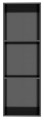 Sapho DENBO półka wpuszczana, 270x810mm, stal nierdzewna, gun metal 1301-27B.jpg