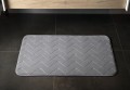 Gedy MOUSSE dywanik łazienkowy, 50x80cm, 100% polyester, antypoślizgowa, szary 96MS508008.jpg