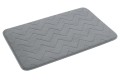 Gedy MOUSSE dywanik łazienkowy, 50x80cm, 100% polyester, antypoślizgowa, szary 96MS508008.jpg