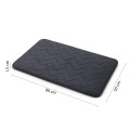 Gedy MOUSSE dywanik łazienkowy, 50x80cm, 100% polyester, antypoślizgowa, antracyt 96MS508085.jpg
