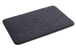 Gedy MOUSSE dywanik łazienkowy, 50x80cm, 100% polyester, antypoślizgowa, antracyt 	96MS508085