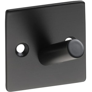 BEMETA EASY01: Pojedynczy wieszak na szlafrok, czarny 164106260