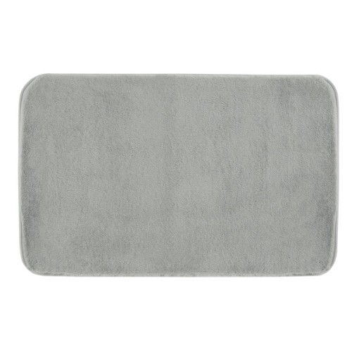 Gedy FUZZY dywanik łazienkowy, 50x80cm, 100% polyester, antypoślizgowa, szary 96FY508008.jpg