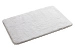 Gedy FUZZY dywanik łazienkowy, 50x80cm, 100% polyester, antypoślizgowa, biały 96FY508002