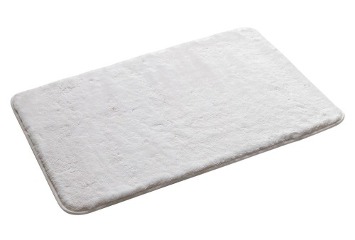 Gedy FUZZY dywanik łazienkowy, 50x80cm, 100% polyester, antypoślizgowa, biały 96FY508002 .jpg