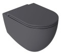 INFINITY Deska WC SLIM, Soft Close, Easy Take, antracyt 40KF0522I-S