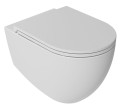INFINITY Deska WC SLIM, Soft Close, Easy Take, biały mat 40KF0201I-S